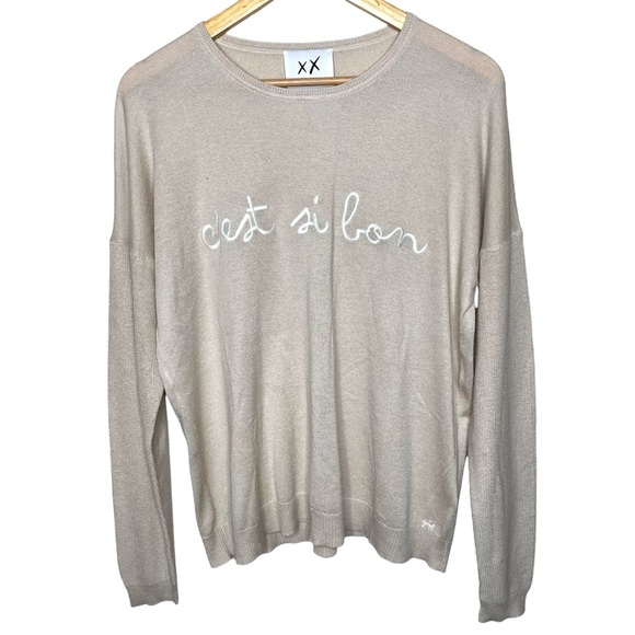 Banjo & Matilda Australia C'est Si Bon Sweater Cashmere Silk Small - Picture 3 of 12